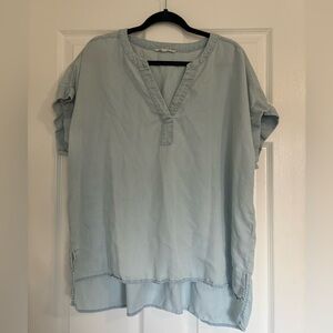 Women's Light Blue Light Denim Top
Light wear around the collar…see pic